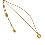 Oval Moonstone Pendant Necklace