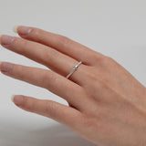 Adjustable Chevron Dot Ring
