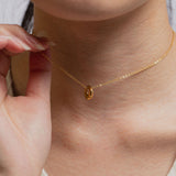 Hollow Circle Pendant Necklace