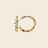 Twisted Diamond Hoops