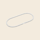Silver Tennis Diamond Necklace