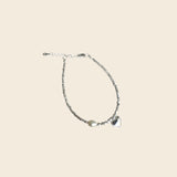 Heart of Elegance Bracelet(full Sterling silver beaded + natural pearl)