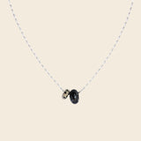 Sterling Silver Natural Stone Necklace