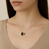 Sterling Silver Natural Stone Necklace