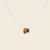 Sterling Silver Natural Stone Necklace