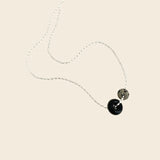 Sterling Silver Natural Stone Necklace