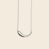 Silver Wheel Pendant Necklace