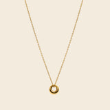 Hollow Circle Pendant Necklace