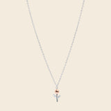 Mini Rose Gold Petal Pendant