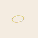 Mini Solo Pearl Ring