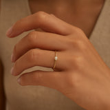 Mini Solo Pearl Ring