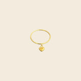 Dainty Dangle Heart Ring