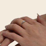 Silver Star Signet Ring