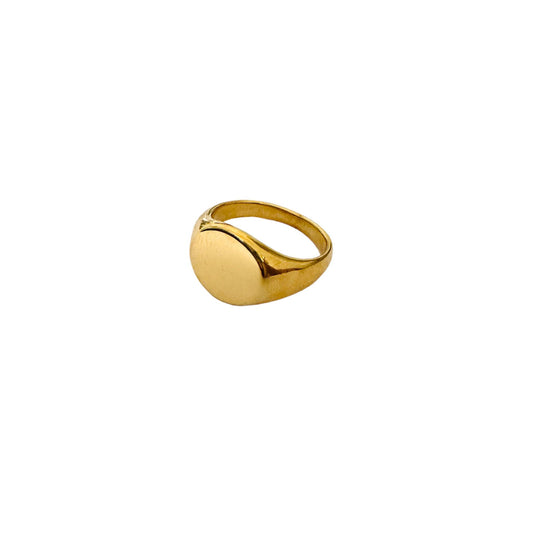 Rounded Signet Ring