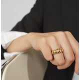Croissant Dome Ring