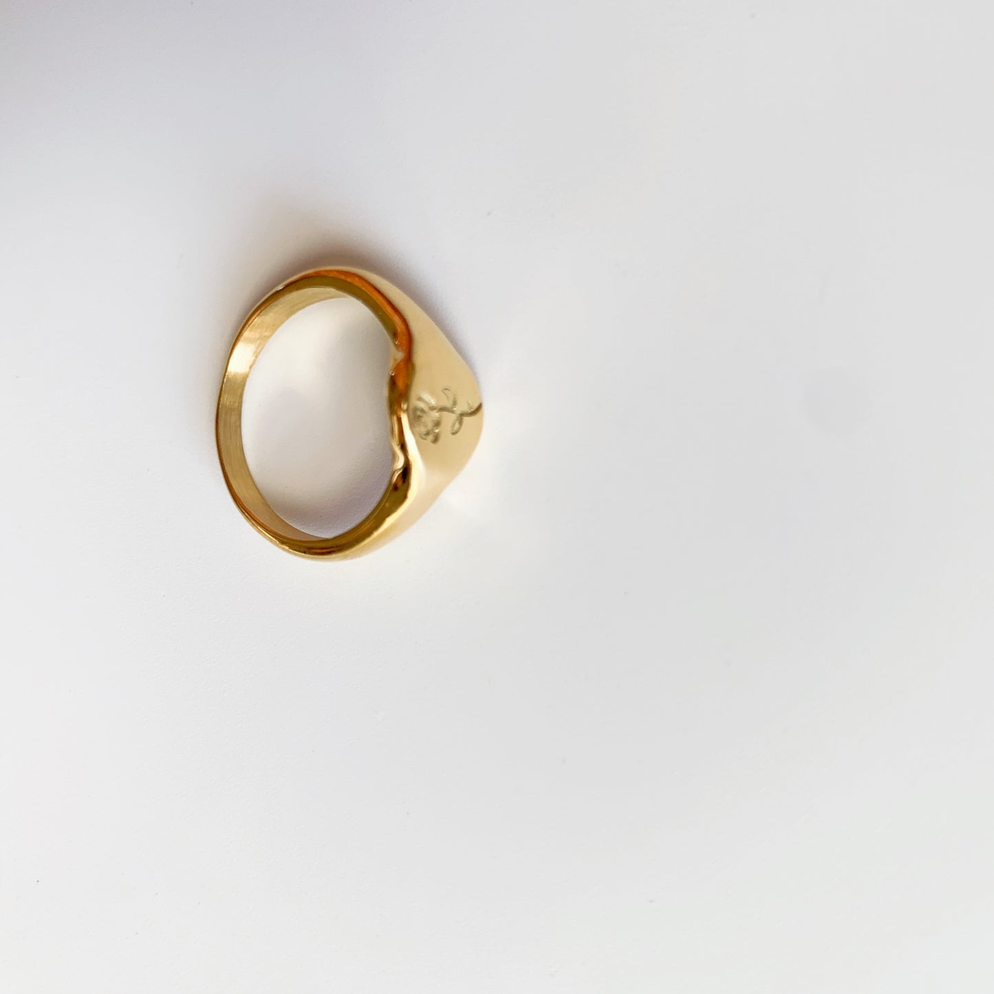 Gold Rose Flower Ring