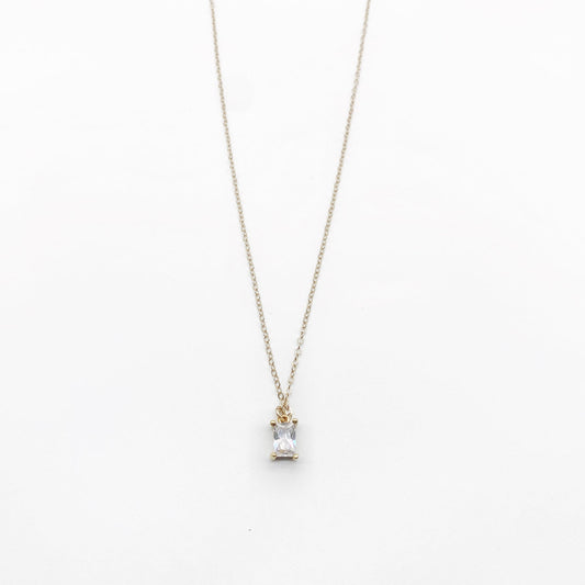 Handmade Square Diamond Necklace
