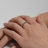 Adjustable Beaded Ring
