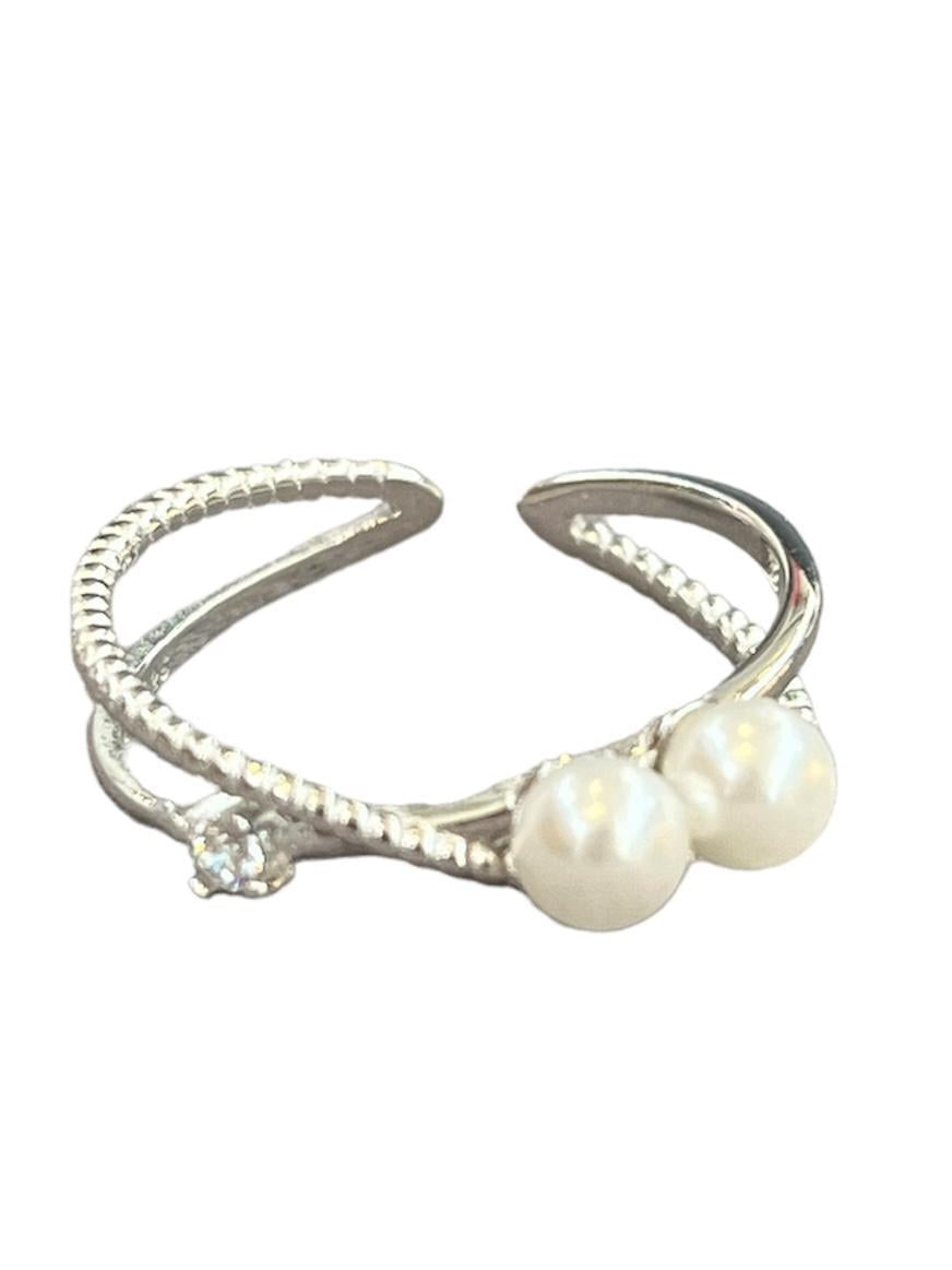 Shimmery Double Pearl Band