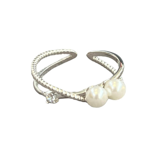 Shimmery Double Pearl Band