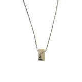 Silver dainty bar chain