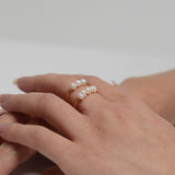 Trio-pearls Ring