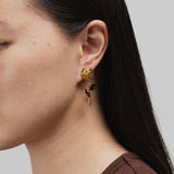 Chunky 3D Rose Earring