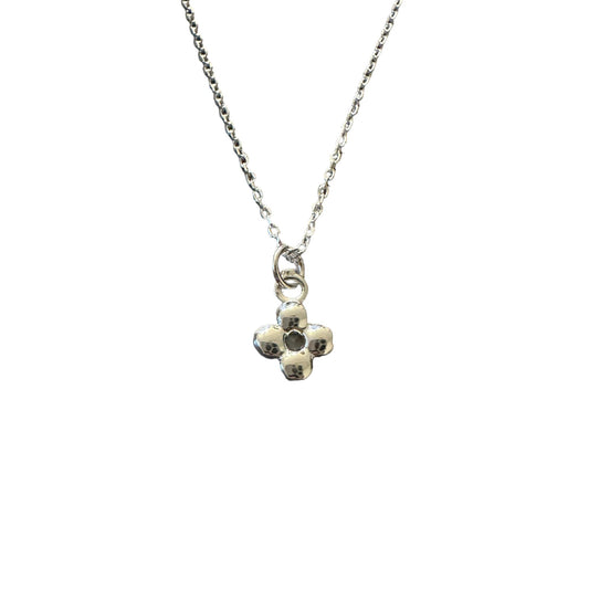 Dainty Clover Silver Necklace