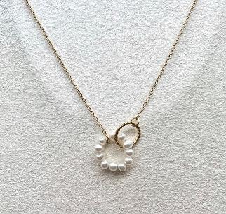 Pearl Circleflow Necklace