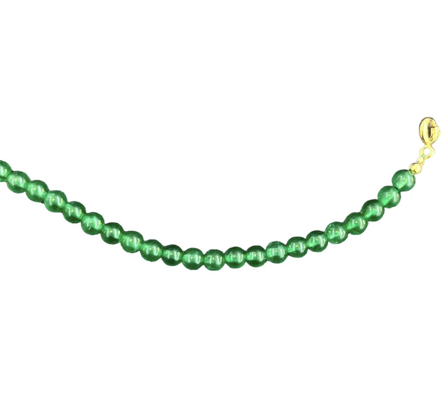 Green Beaded Bracelet(Chrysoprase)