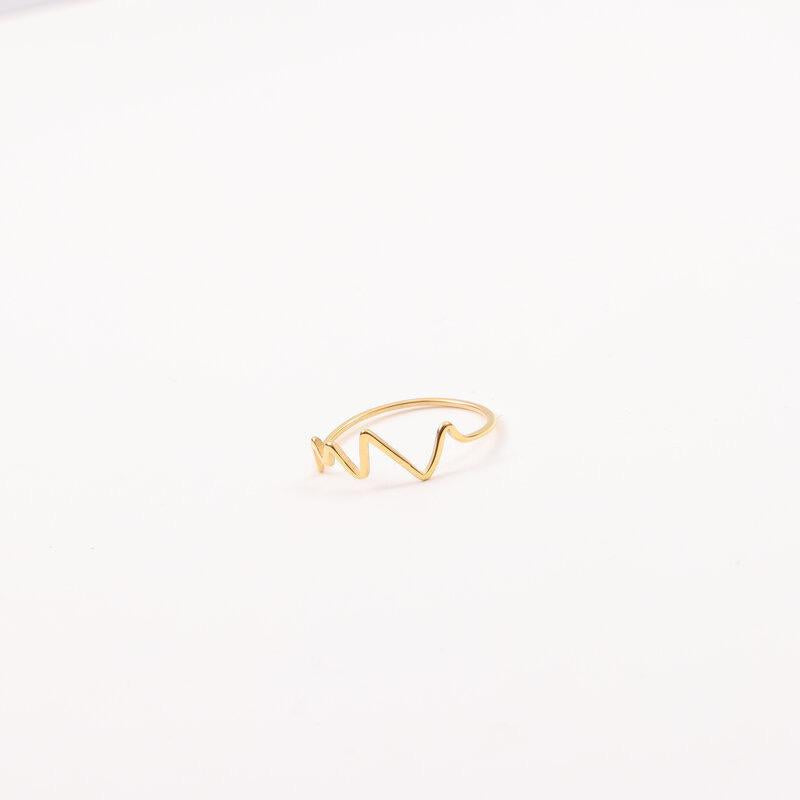 Heart Beat Wave Ring
