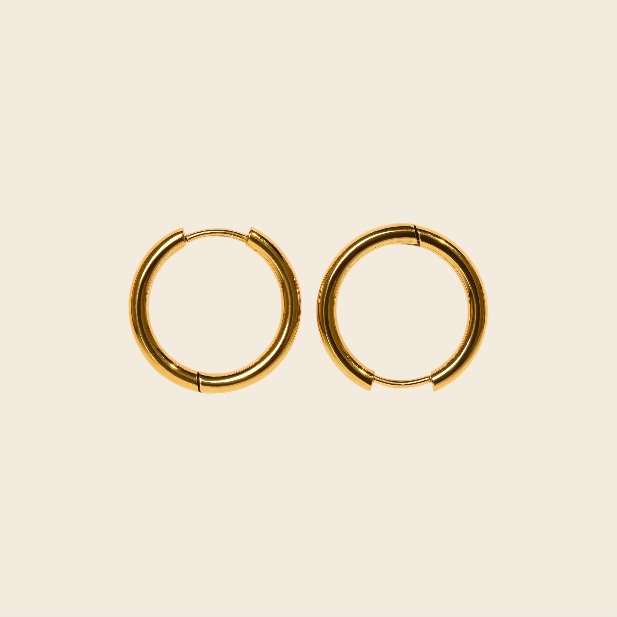 gold-tone and silver-tone Everyday Huggie - alternate view 3