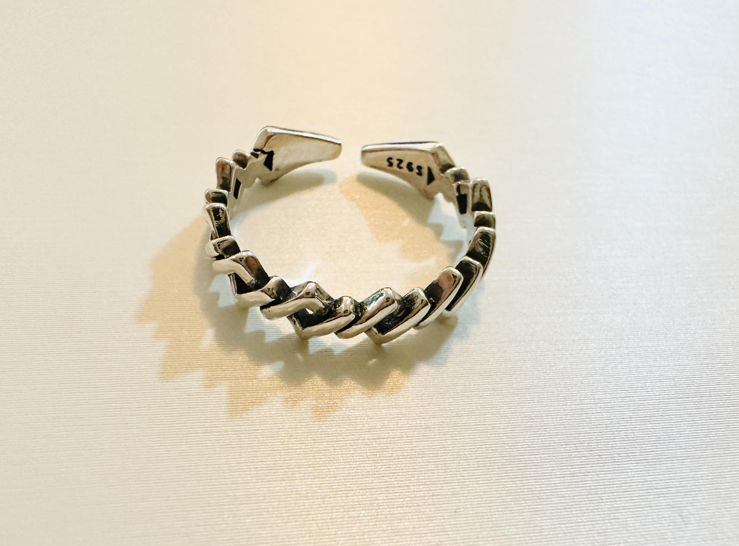 Belt Silver Ring