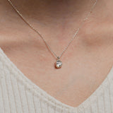 Sparkle Silver Necklace (Shovel Backing)