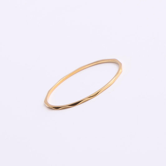 Dainty Hammered Ring