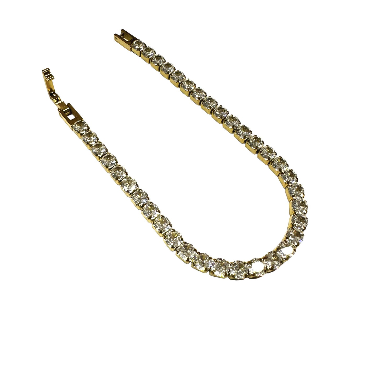 Gold Tennis Diamond Bracelet