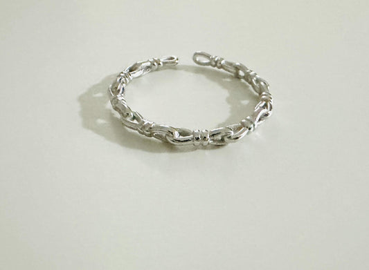 Dainty Chain Silver Ring