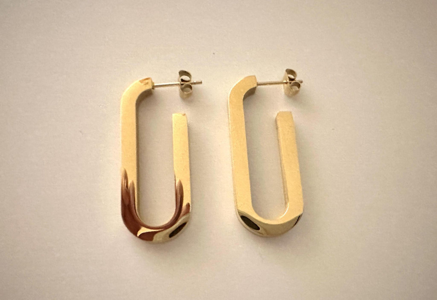 Paperclip Earrings - Thick