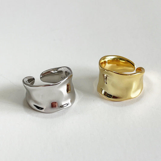 Minimalist Chunky Silver Ring