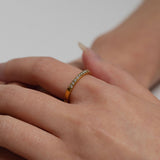 Chunky Band with diamond