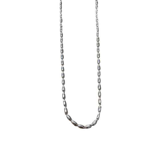 Silver Dotted Necklace
