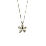 Flower Silver Necklace