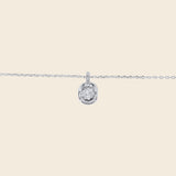 Sparkle Silver Necklace (Shovel Backing)