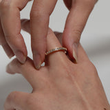 Chunky Band with diamond