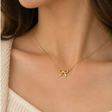 Bow Pendant Necklace