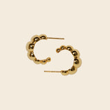 Bubble Croissant Earrings (gold)