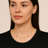 Drops of the Sea Beaded Necklace