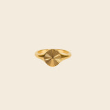 Sunburst Signet Ring