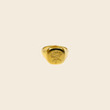 Peony Signet Ring
