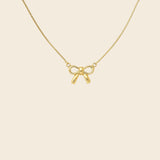 Bow Pendant Necklace